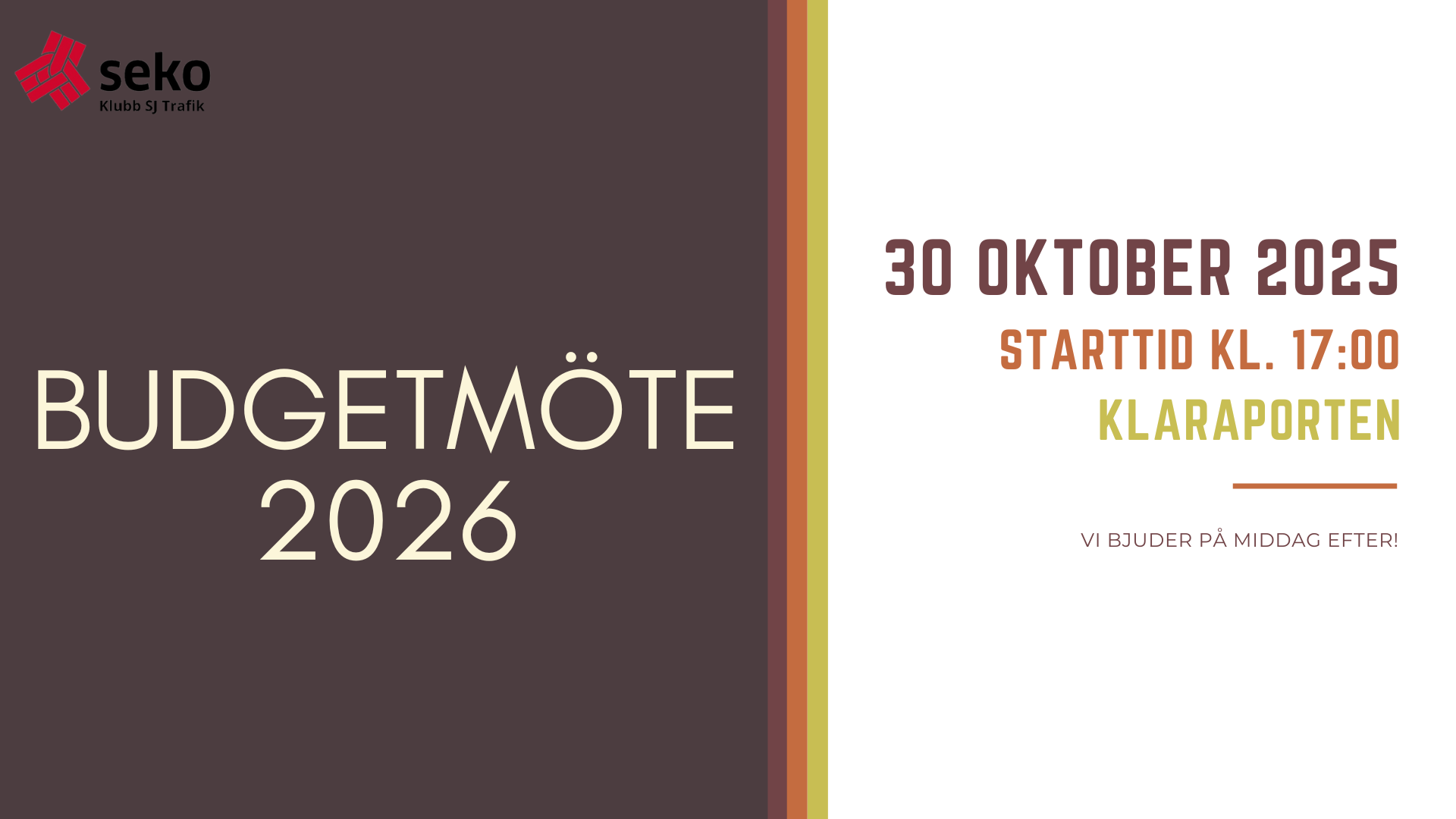 Budgetmöte inför 2026